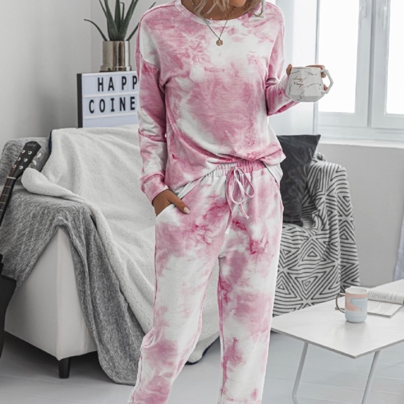 Pink mauve two pice lounge set - Picture 5 of 7